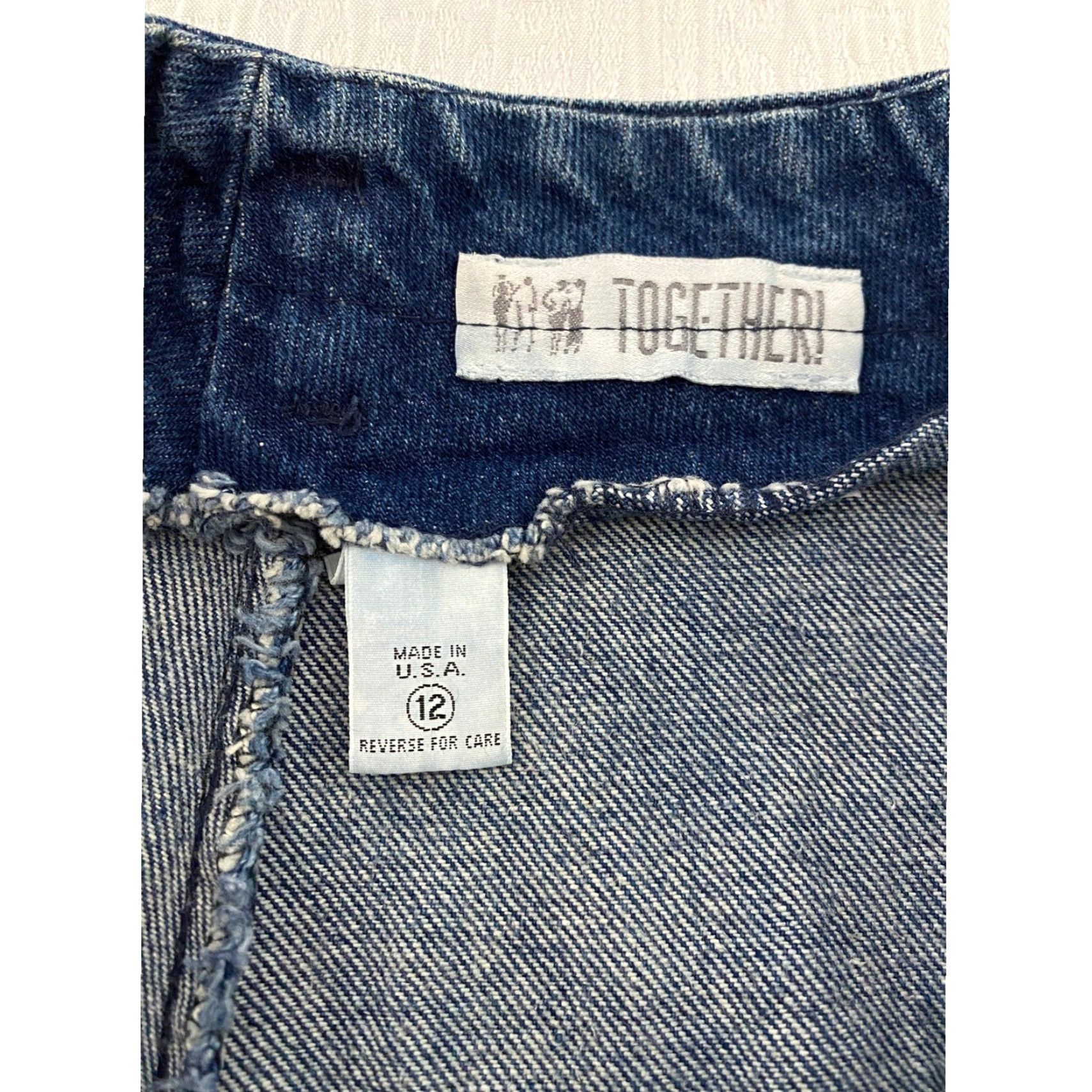 Vintage VINTAGE Together Jeans Shirt? Sorry. Size 26" / US 2 / IT 38 - 5 Thumbnail