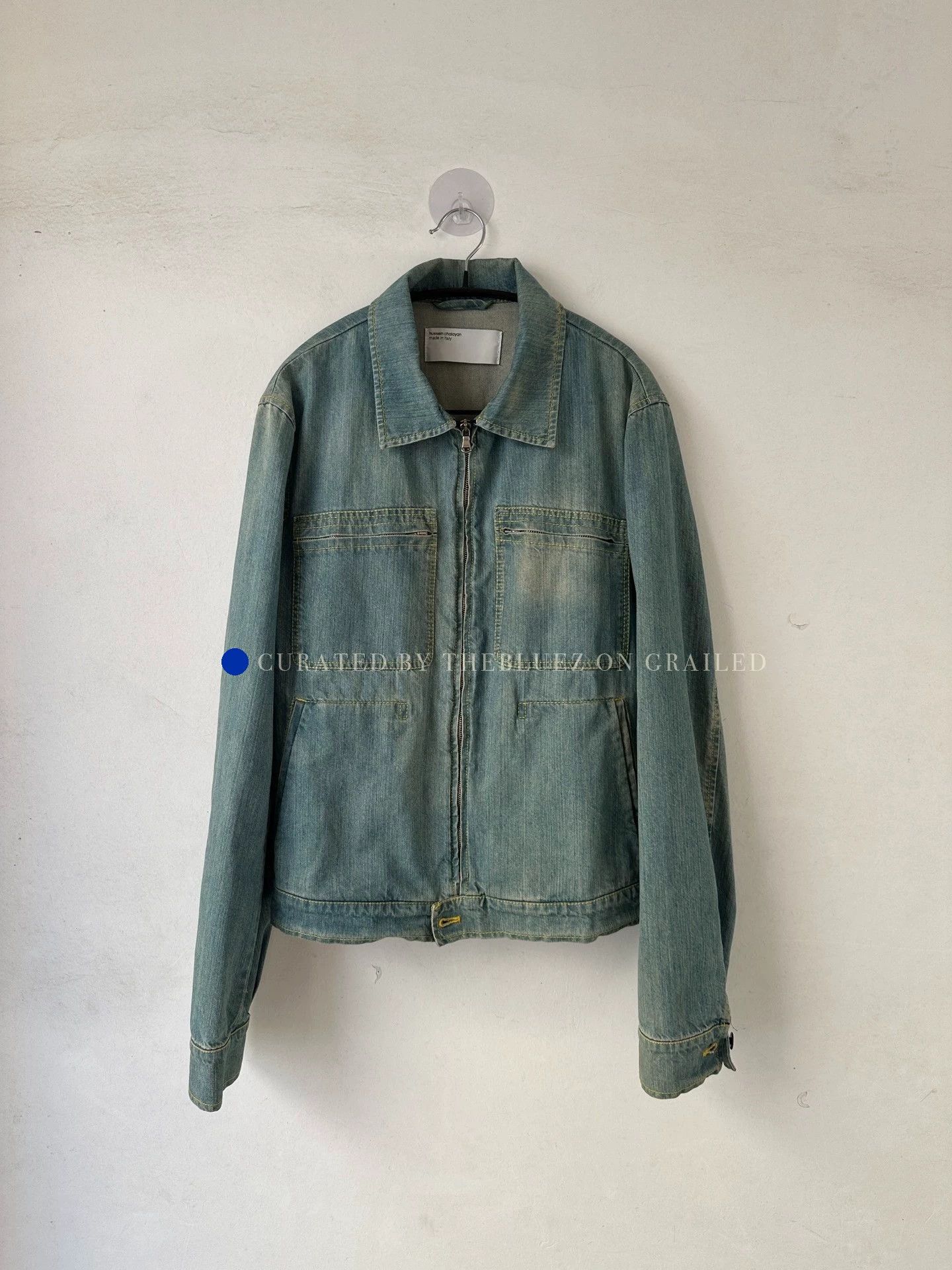 Hussein Chalayan Rare 3 Zip Denim Jacket in Blue Size US M / EU 48-50 / 2 - 1 Thumbnail
