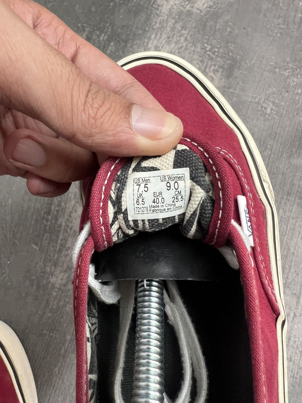 Vans YUSUKE HANAI X VANS AUTHENTIC SF Size US 7.5 / EU 40-41 - 6 Thumbnail