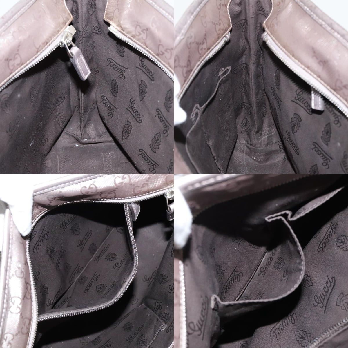 Gucci GUCCI GG Implementation Tote Bag Silver Metallic Size ONE SIZE - 12 Thumbnail