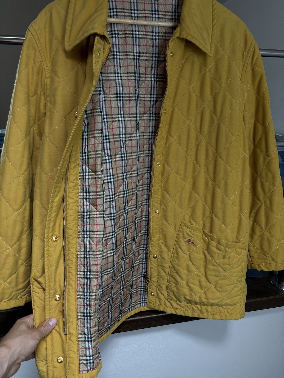 Burberry Burberrys Vintage Quilted Jacket Burberry Archive Nova Check Size L / US 10 / IT 46 - 4 Thumbnail