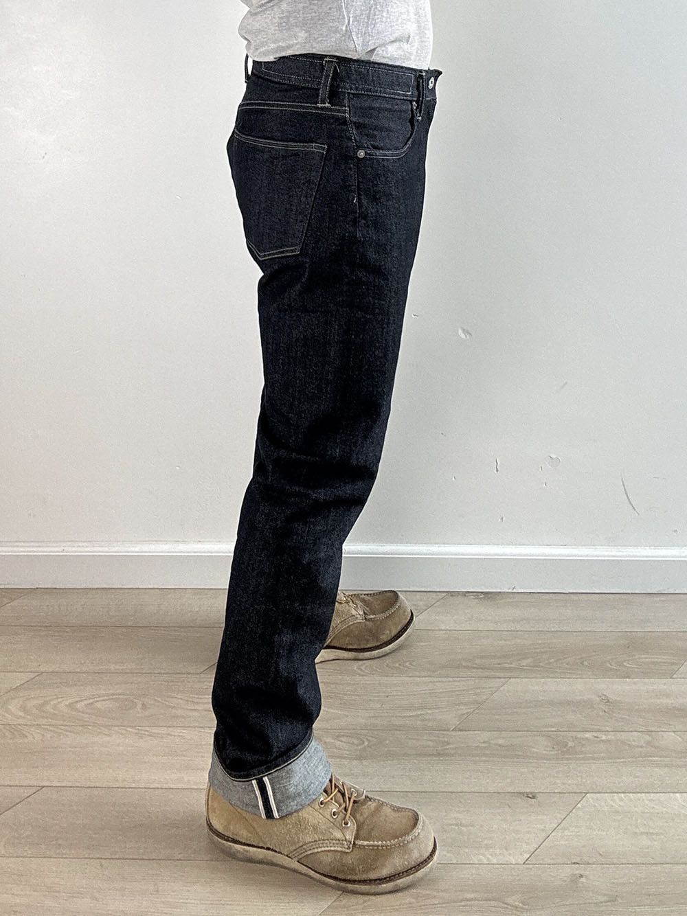 KURO KURO DENIM “Helvetica” W31xL32 One Wash Japanese Selvedge Size US 31 - 16 Thumbnail