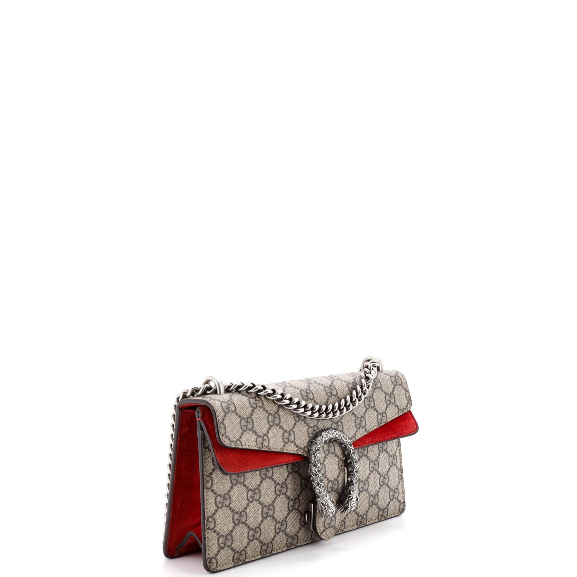 Gucci Dionysus Bag GG Coated Canvas with Crystal Embellished Metal Size ONE SIZE - 1 Thumbnail
