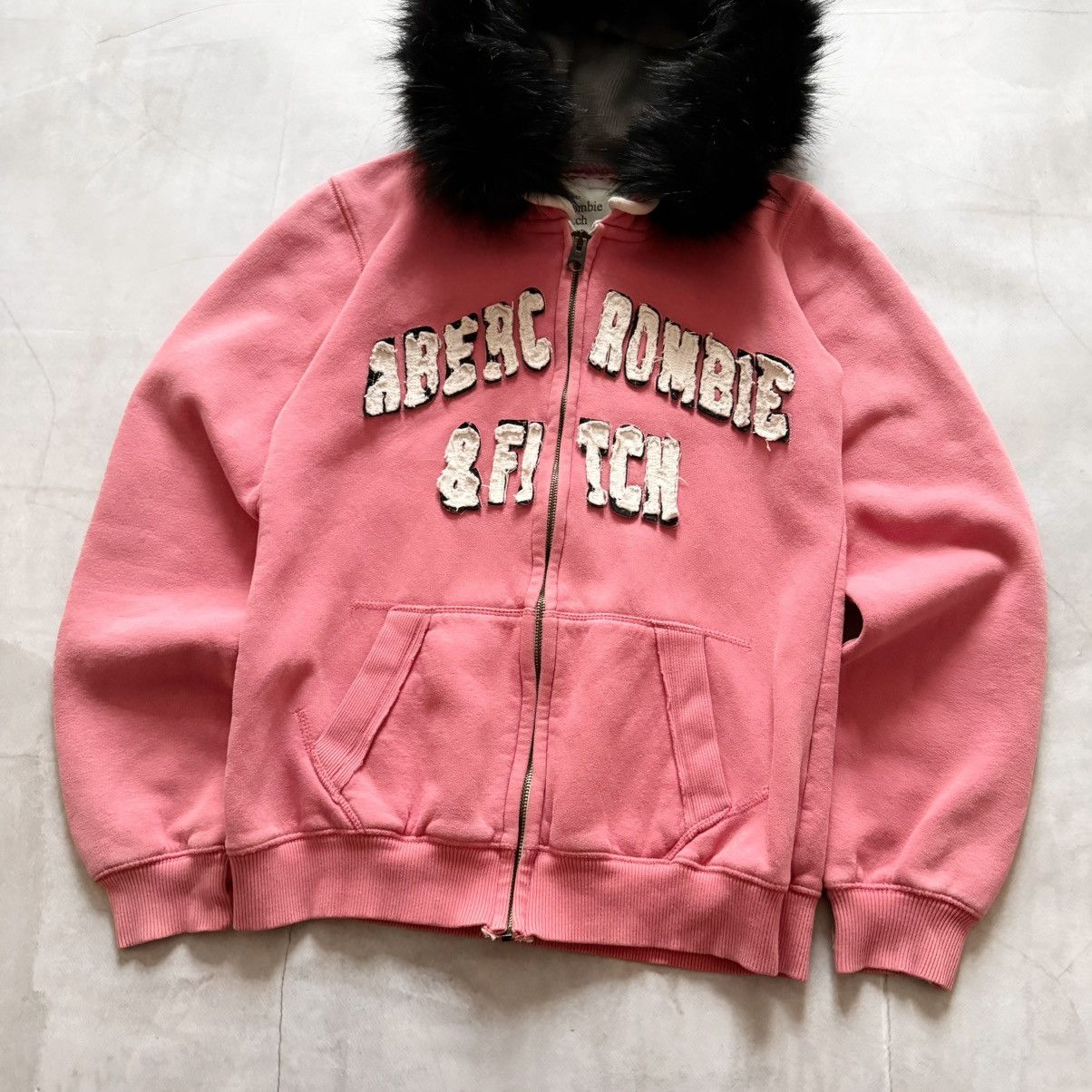 If Six Was Nine Abercrombie LGB If Six Was Nine Style Faux Fur Zip Jacket Size L / US 10 / IT 46 - 2 Thumbnail