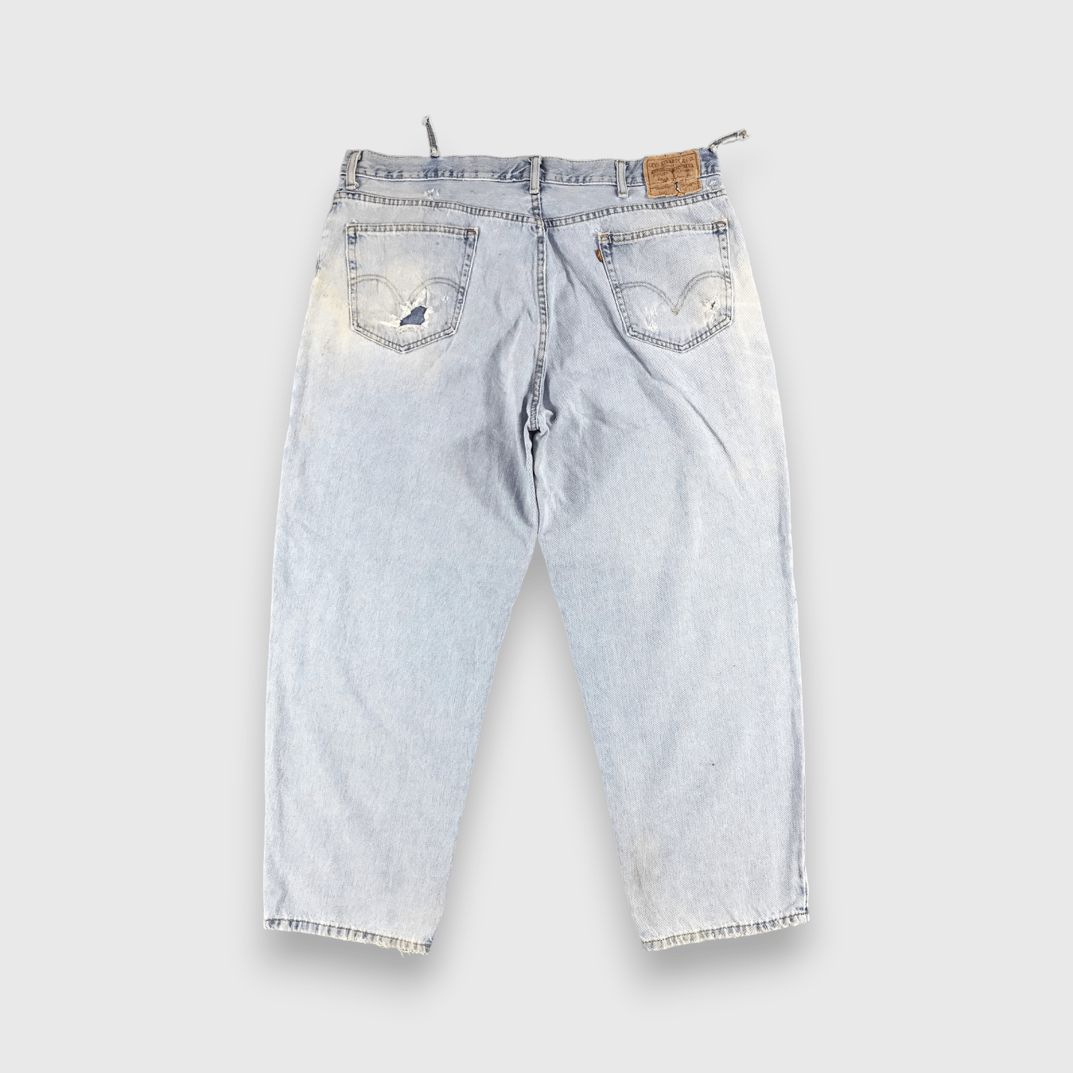 Levi's Vintage 90s Light Wash Levis 560 Jeans-J1194 Size US 42 / EU 58 - 2 Thumbnail