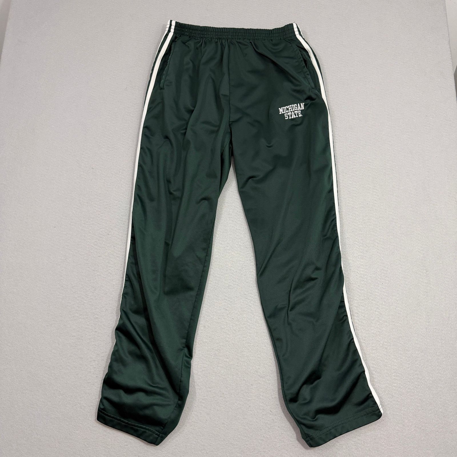 Vintage Vintage Michigan State Spartans Tear Away Warm Up Pants Size US 34 / EU 50 - 1 Thumbnail