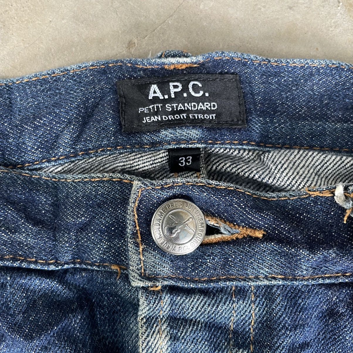 A.P.C. A.P.C. Selvedge Japan Raw Denim Indigo Distressed Jeans APC Size US 36 / EU 52 - 10 Thumbnail