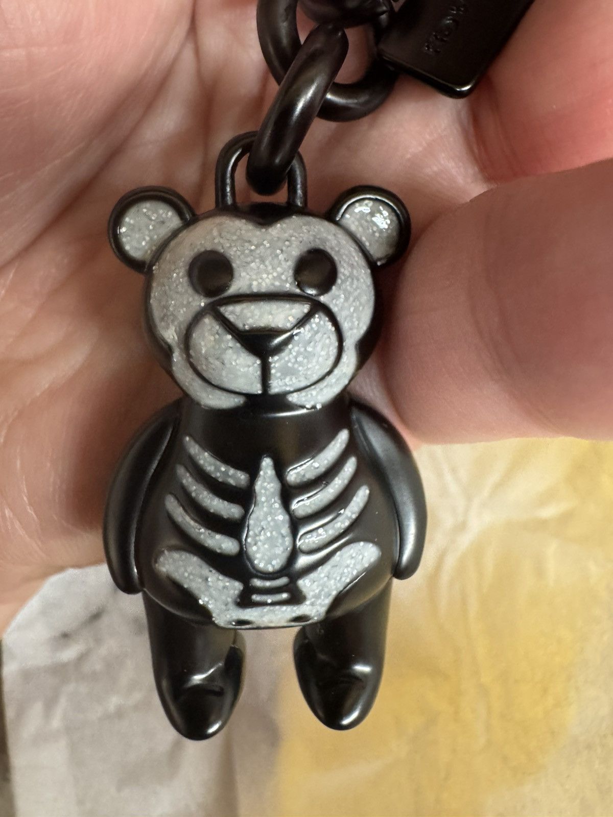 Coach COACH Halloween Skeleton Teddy Bear Key Chain Ring Bag Charm Size ONE SIZE - 4 Thumbnail