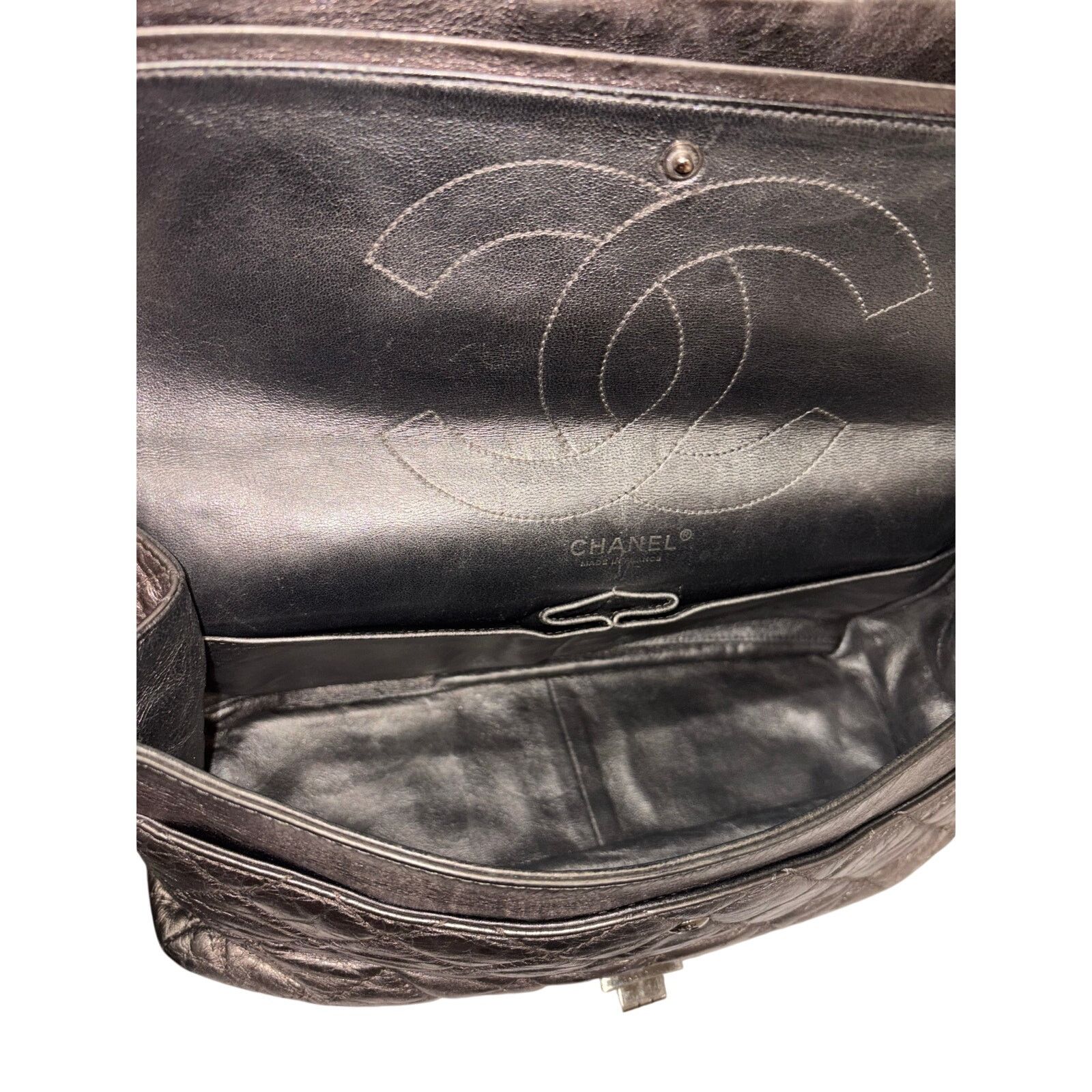 Chanel Chanel Reissue 2.25 227 Metallic Lambskin Double Flap Size ONE SIZE - 13 Thumbnail