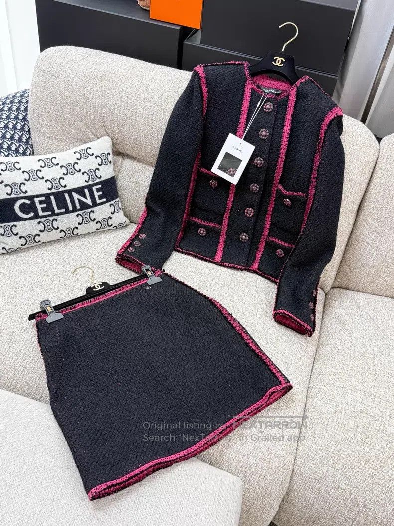 Chanel Chanel Pink rolled-edged flower glazed buckle four-pocket Size XS / US 0-2 / IT 36-38 - 1 Thumbnail