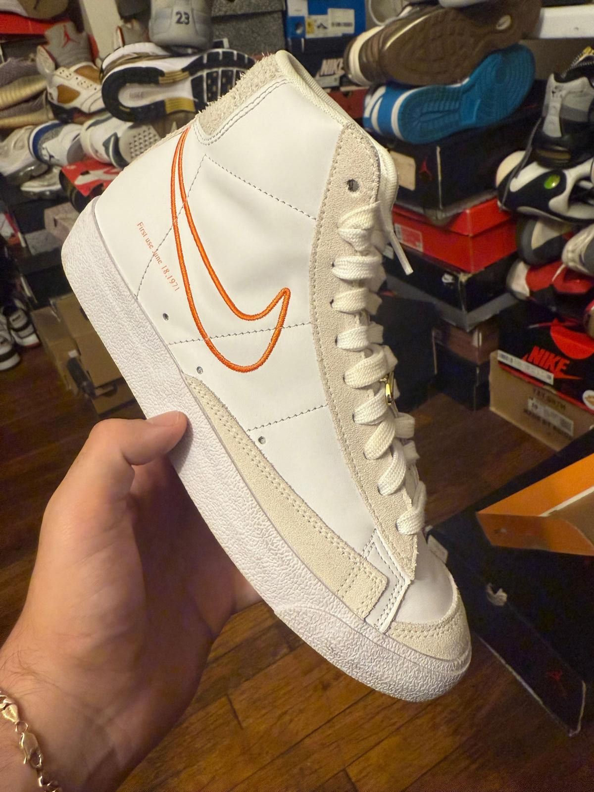 Nike Nike blazer low sz 10 orange Size US 10 / EU 43 - 1 Preview