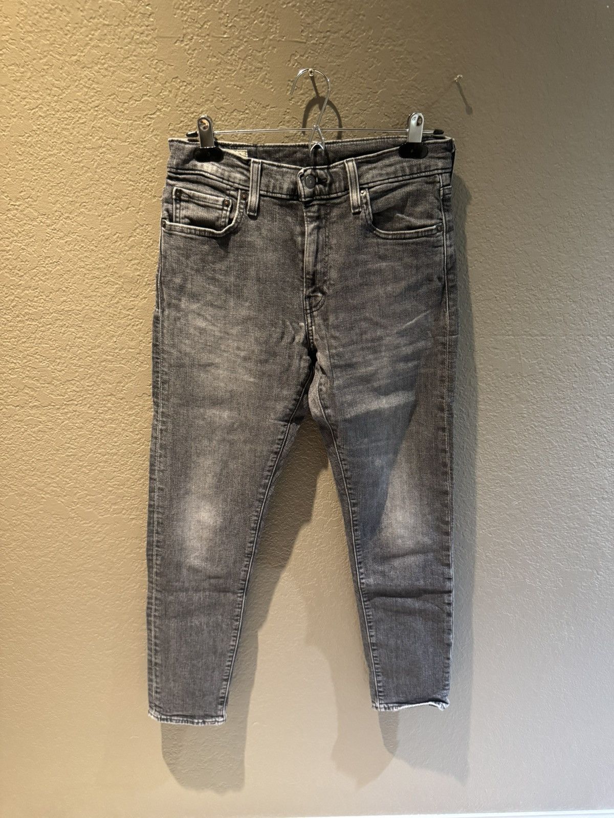Levi's Levis Premium Black Slim Fit Skinny Faded Black Denim Size US 30 / EU 46 - 1 Thumbnail