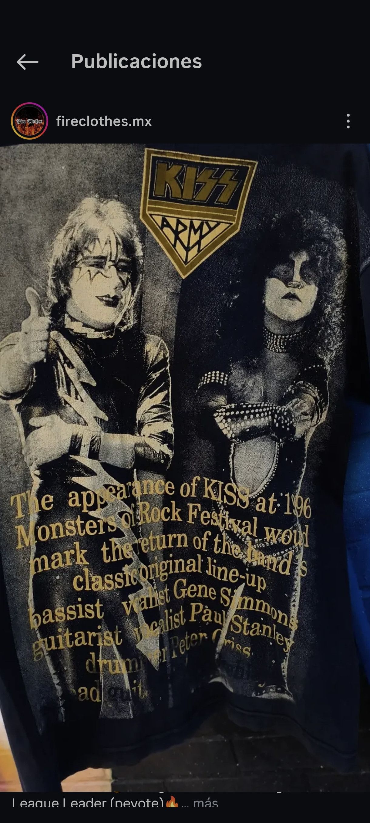 Vintage Vintage Mexican Btlg Kiss League Leader (peyote) Size US XL / EU 56 / 4 - 4 Thumbnail