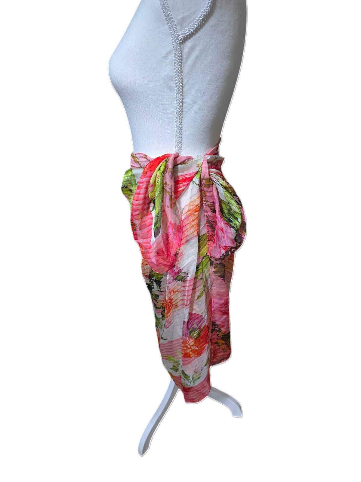 Other Maryan Melhorn Kimono Swim Cover Up Paseo Rose Stripe Size ONE SIZE - 2 Thumbnail