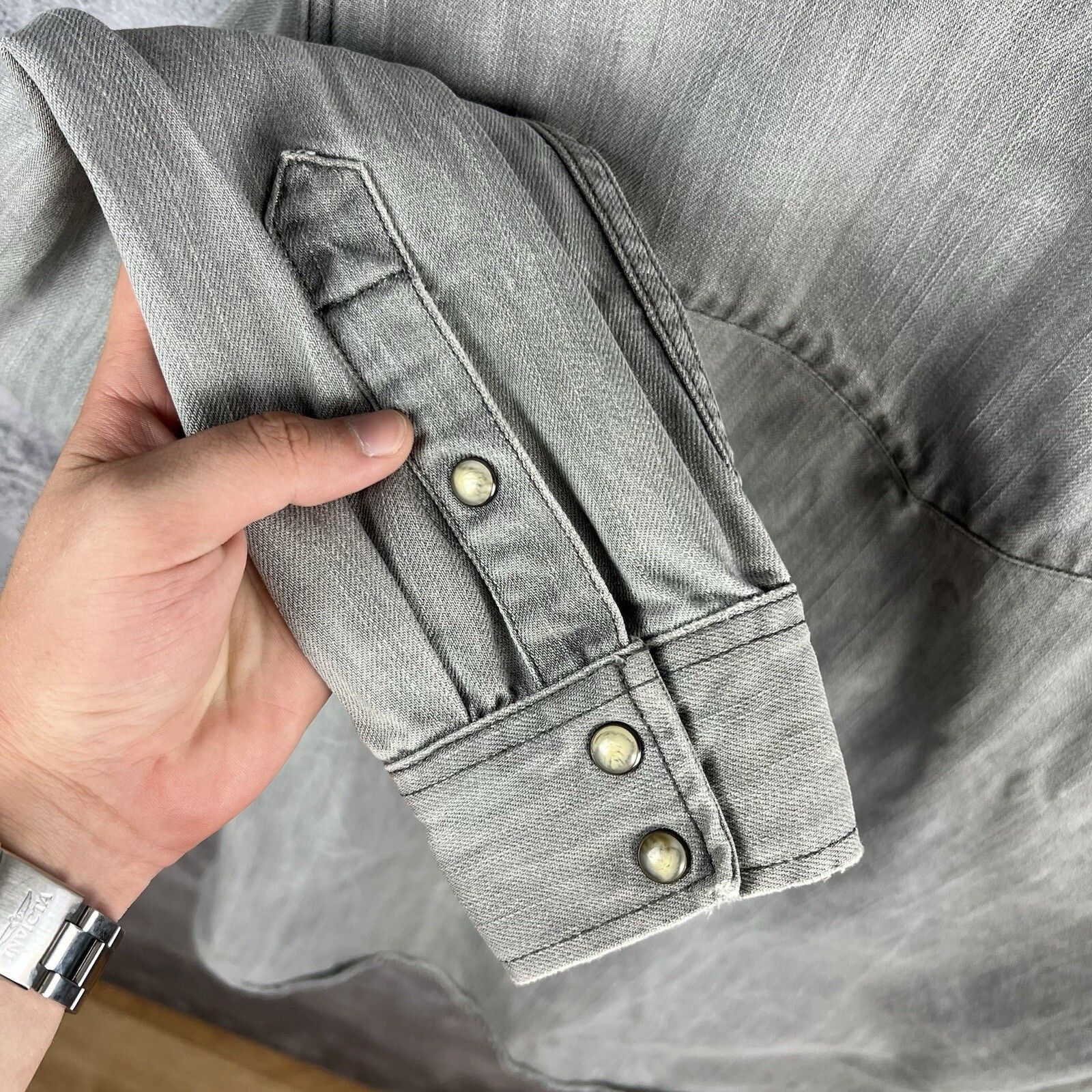 Allsaints Allsaints Shirt Men's Size L Long Sleeve Size US L / EU 52-54 / 3 - 11 Thumbnail