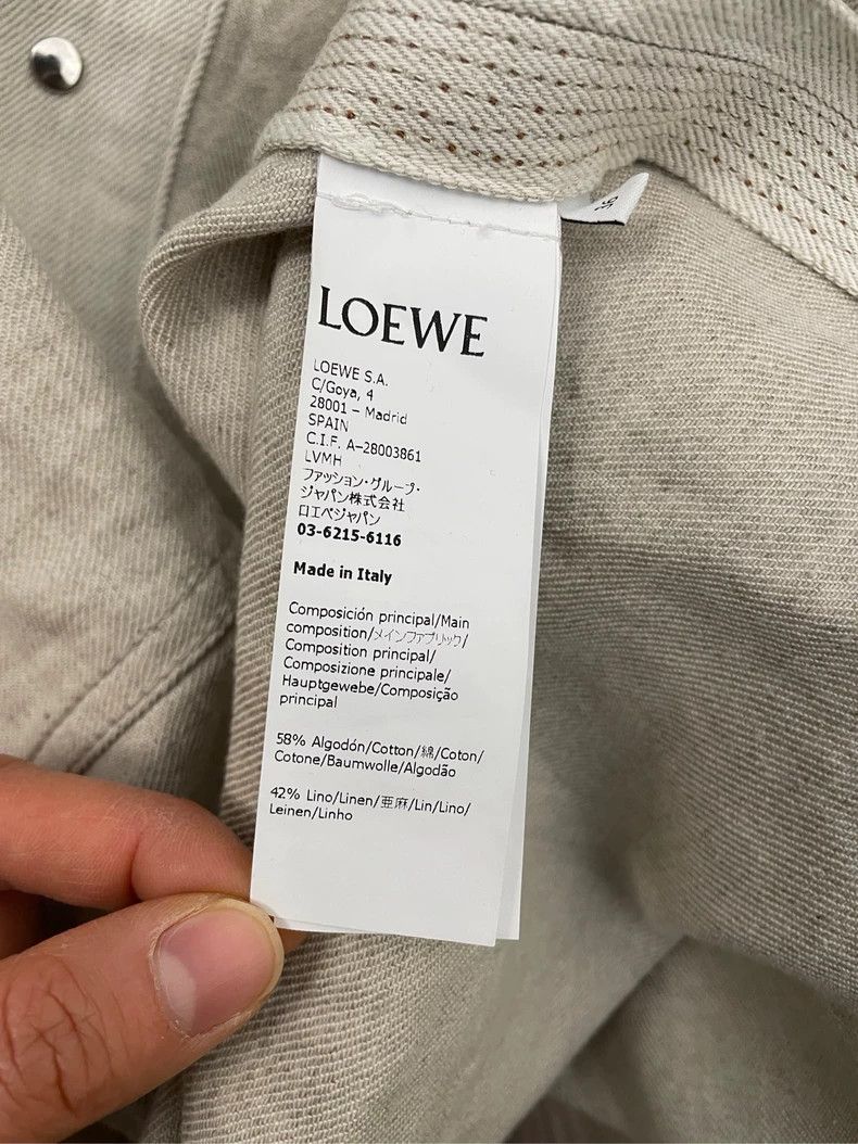 Loewe LOEWE Miumiu leather pocket logo shirt coat Size XXS / US 00 / IT 34 - 3 Thumbnail