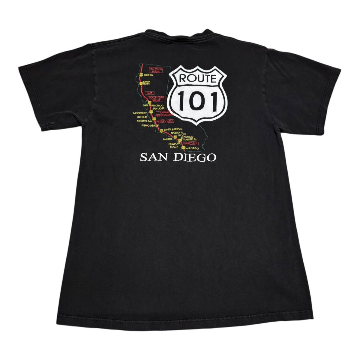 Tultex Tultex Route 101 Sand Diego California Shirt Men's Medium Size US M / EU 48-50 / 2 - 1 Thumbnail