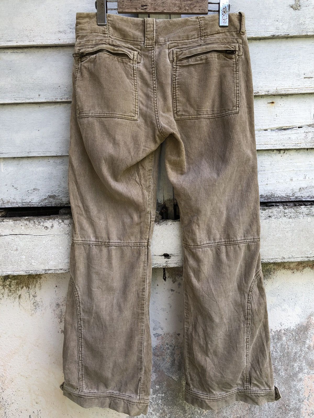 If Six Was Nine × Japanese Brand × Le Grande Bleu (L.G.B.) g.u.u Flared Corduroy Zipper Wide Leg LGB Style Size US 31 - 3 Thumbnail