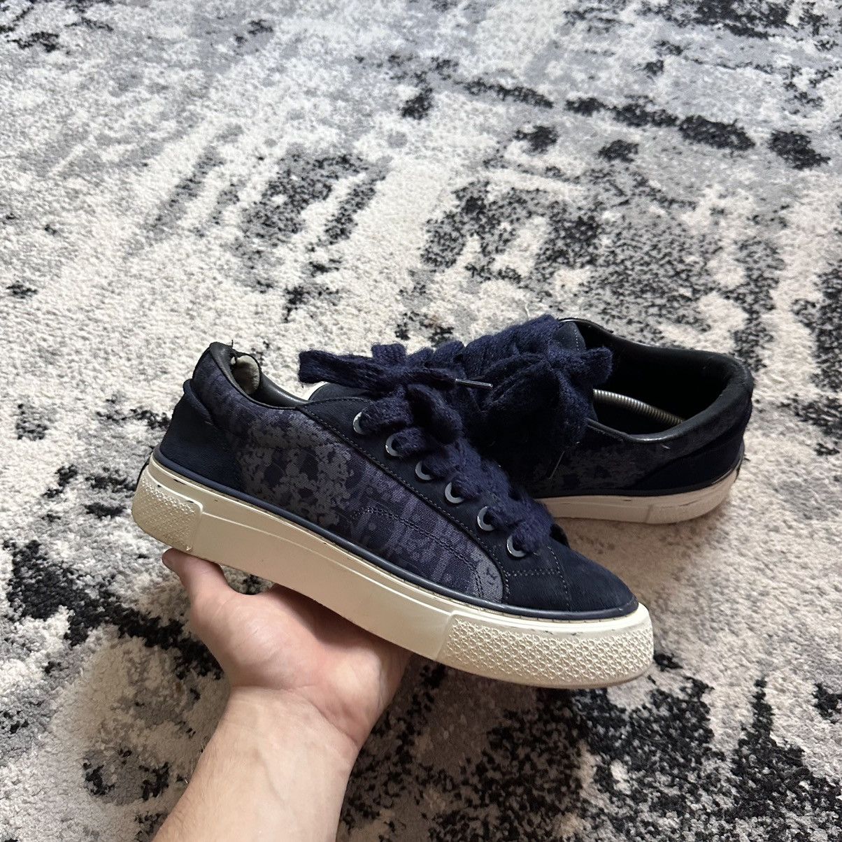 DENIM TEARS × Dior Dior Tears B33 Blue Oblique Denim Peace Sneakers Size US 9.5 / EU 42-43 - 17 Thumbnail