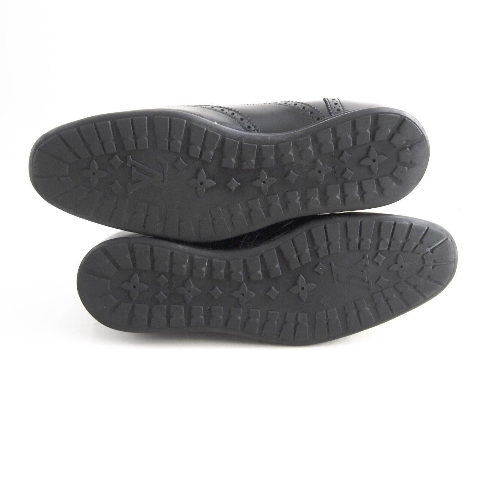 Louis Vuitton LV Louis Vuitton Wingtip Brogues Black leatherEU 40 US 7 M Size US 6 / EU 39 - 7 Thumbnail