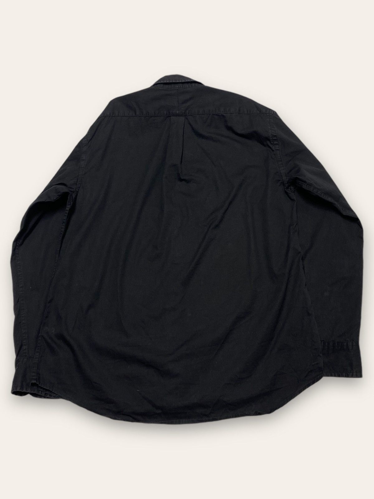Polo Ralph Lauren Vintage POLO RALPH LAUREN Black Slightly Faded Button Up Size US M / EU 48-50 / 2 - 7 Thumbnail