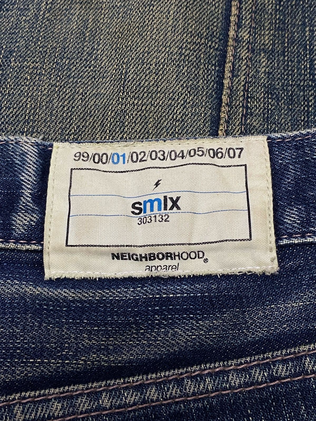 Japanese Brand × Neighborhood Neighborhood 2001 Selvedge Distressed Denim Cargo Shorts Size US 31 - 13 Thumbnail
