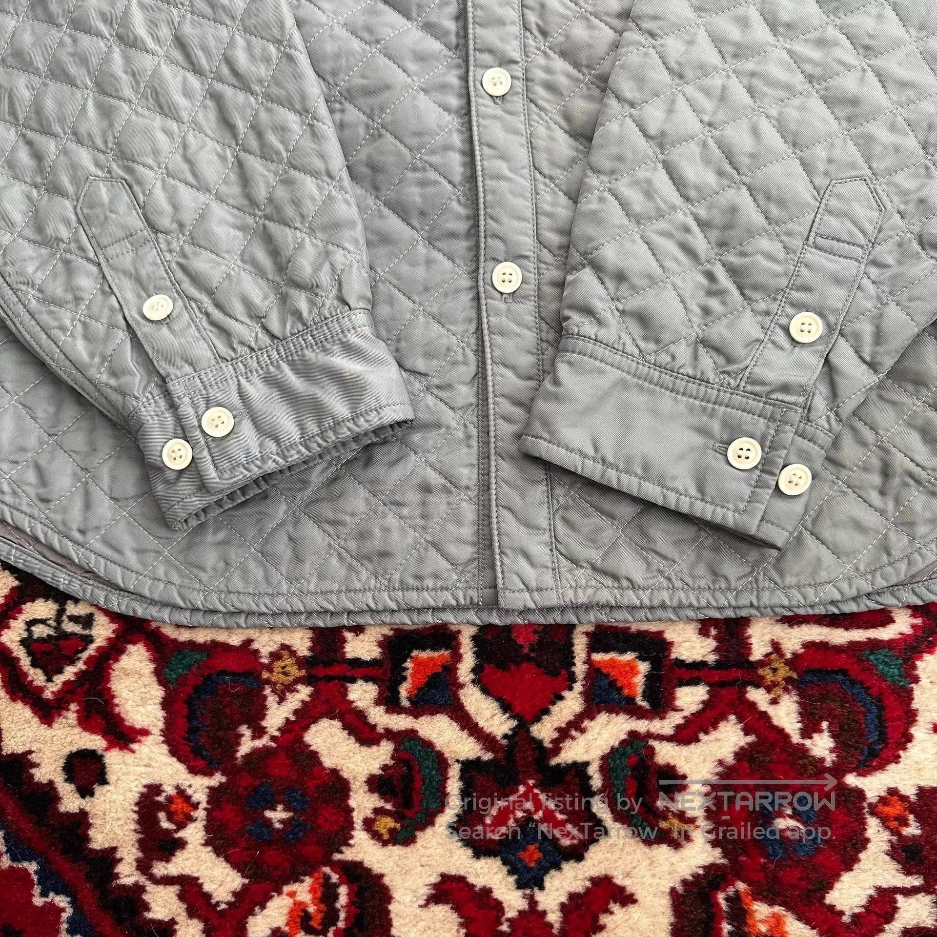 Visvim Quilted Long Sleeve Button-Up Shirt. Size US L / EU 52-54 / 3 - 6 Thumbnail