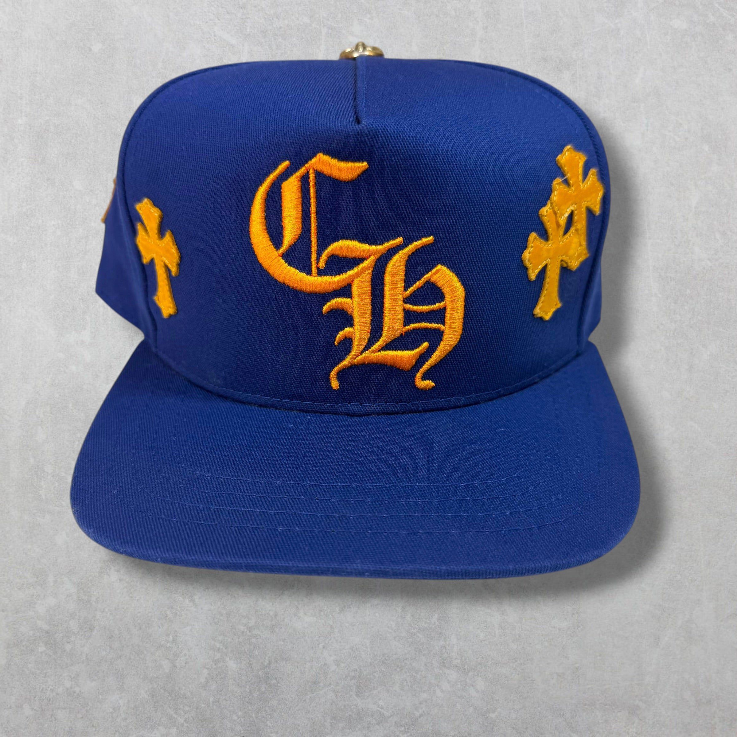 Chrome Hearts Chrome Hearts Cross Patch Orange/Blue Hat Size ONE SIZE - 1 Thumbnail