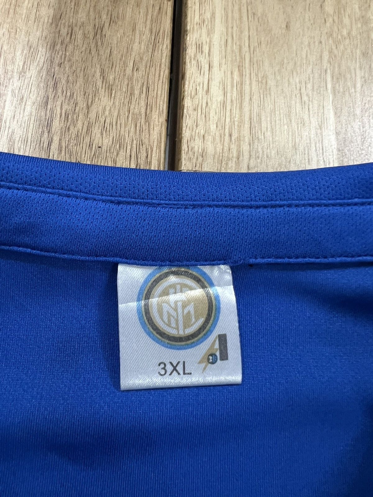 Vintage Inter Milan FC Bootleg Jersey #34 Size US XL / EU 56 / 4 - 6 Thumbnail