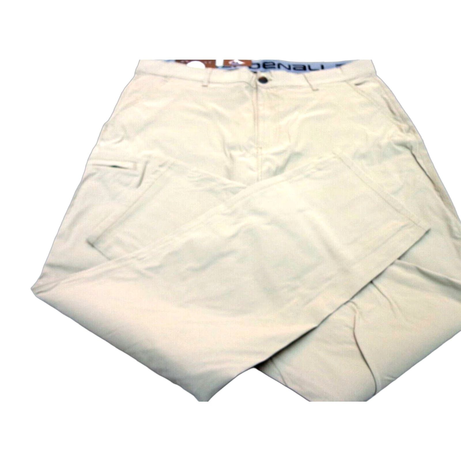 Vintage Denali Pants - Technical Stretch Side Zipper Media Pocket 38/30 Beige Men's Regular Straight NWT Denali 94% Nylon 6% Spandex Juniors? Size US 38 / EU 54 - 1 Thumbnail