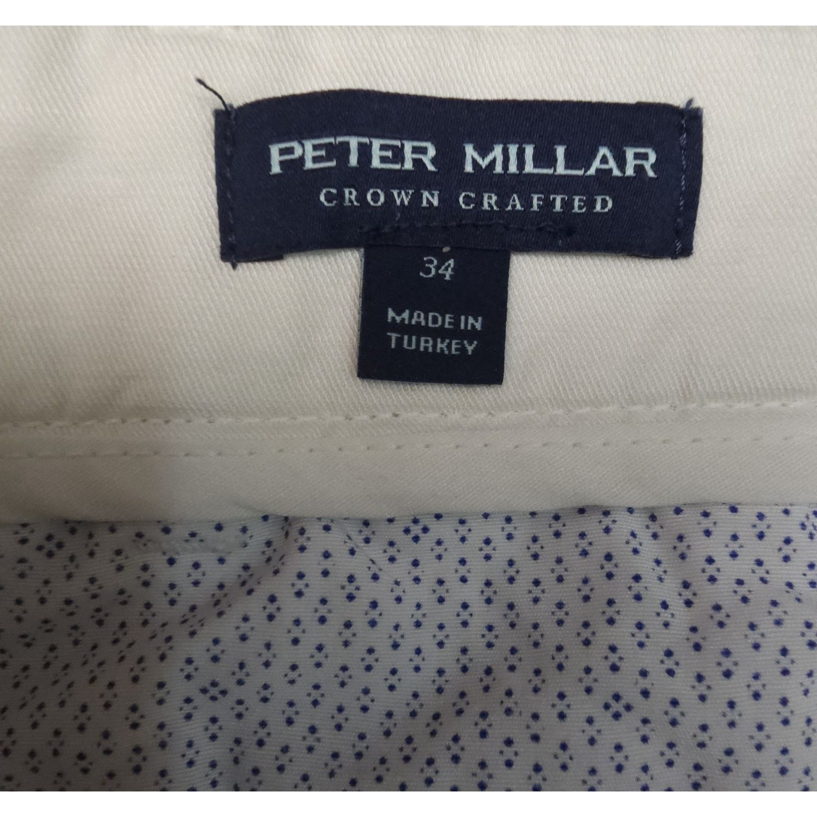 Peter Millar PETER MILLAR Crown Crafted Men's Twill Pants Size 34 Size US 34 / EU 50 - 7 Thumbnail