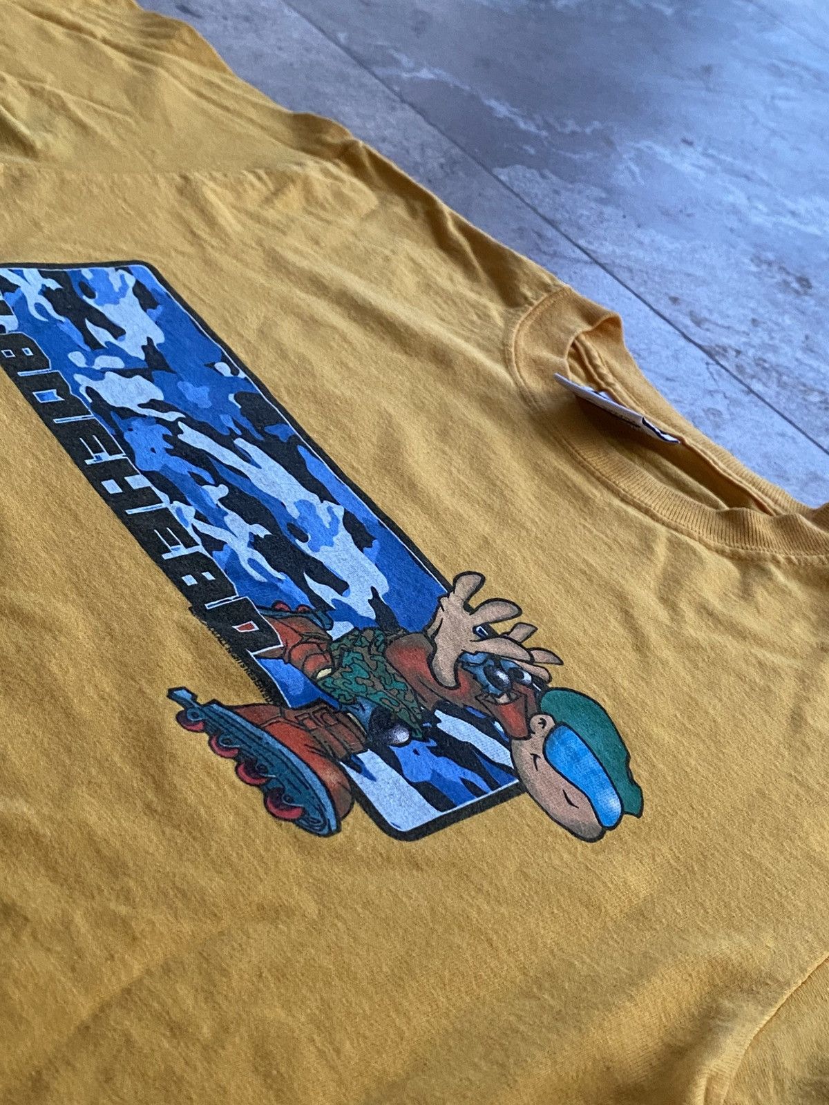 JNCO × Vintage 90’s Jnco Trashed Flamehead Tee Vintage Size US L / EU 52-54 / 3 - 5 Thumbnail