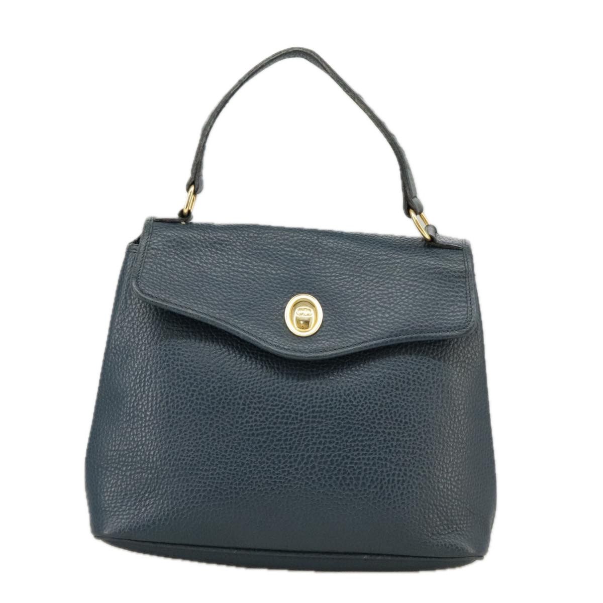 Dior Navy Leather Handbag (Pre-Owned) Size ONE SIZE - 1 Thumbnail