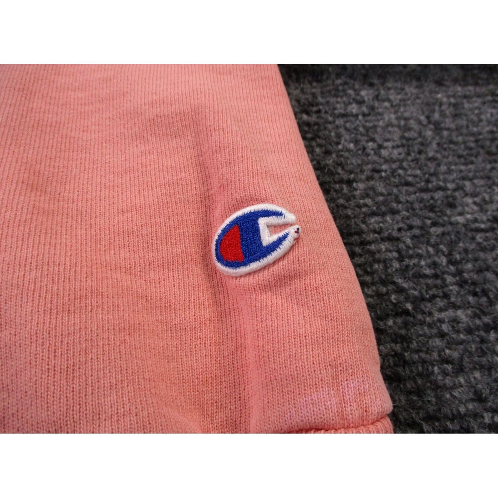 Champion VINTAGE Champion Sweatshirt Womens XL Pink Pullover Embroidered USA Made 90s Size XL / US 12-14 / IT 48-50 - 6 Thumbnail