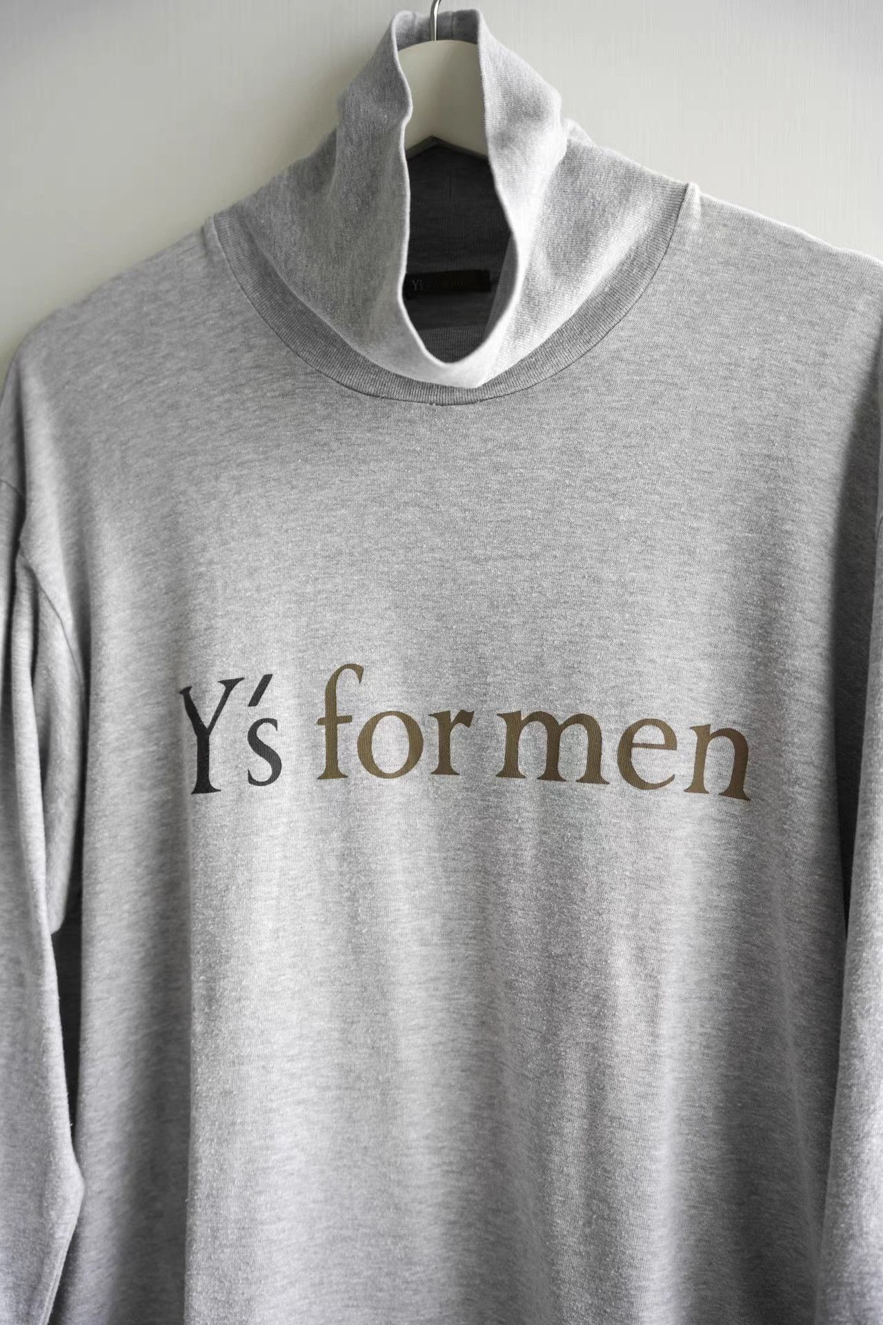 Yohji Yamamoto Yohji Yamamoto 00s Printed Mock Neck Long Sleeve T-Shirt K4 Size US L / EU 52-54 / 3 - 3 Thumbnail