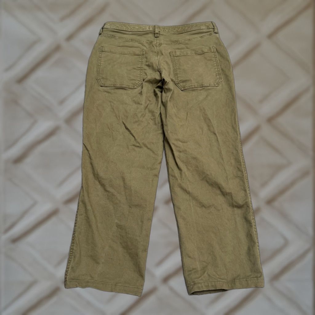 Banana Republic Banana Republic Slim Fir Mid Rise Ankle Pants Womens 6 Campground Green Cotton Twill Classic Modern 90s? Size 28" / US 6 / IT 42 - 1 Thumbnail