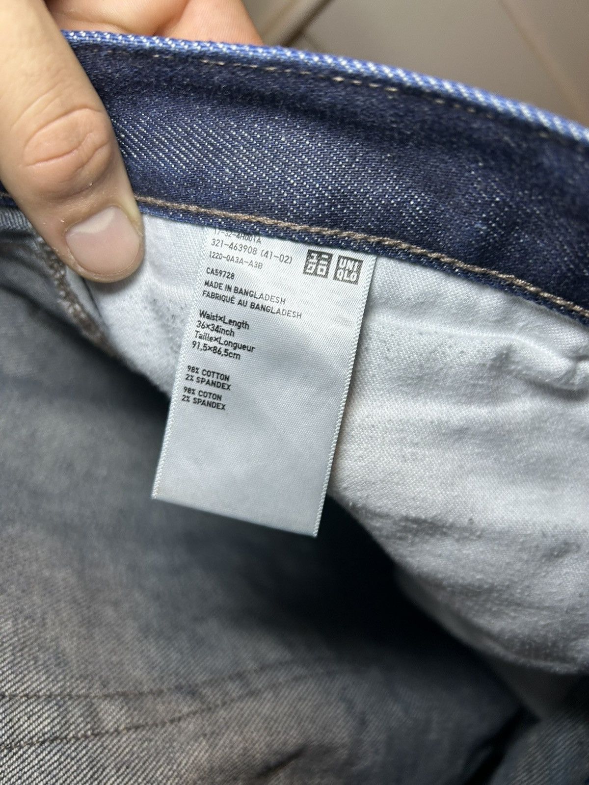Uniqlo Vintage Uniqlo raw selvedge denim by Kaihara skinny jeans Size US 36 / EU 52 - 13 Thumbnail