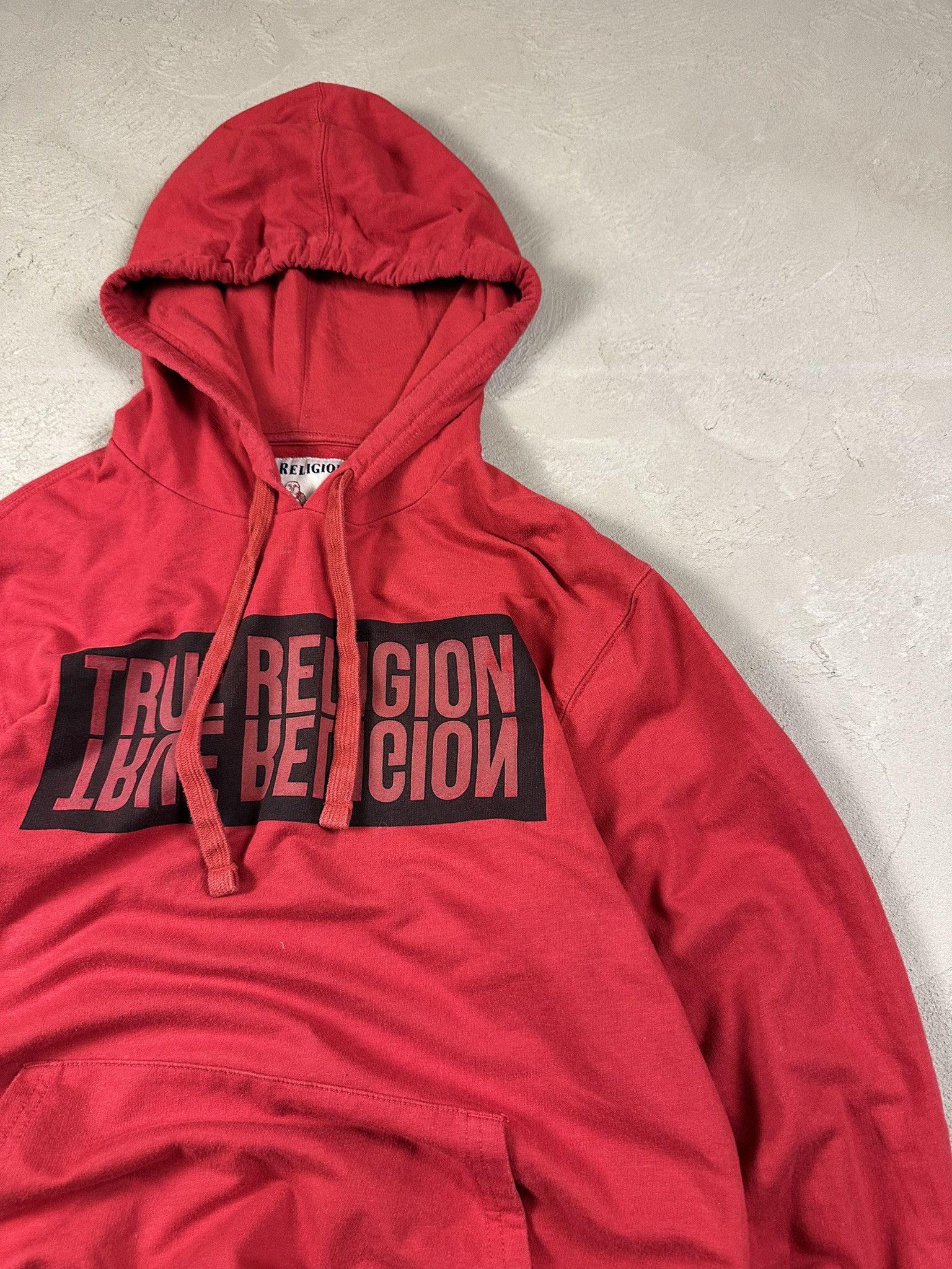 True Religion Vintage Y2k True Religion Spellout Logo Hoodie Size US L / EU 52-54 / 3 - 6 Thumbnail