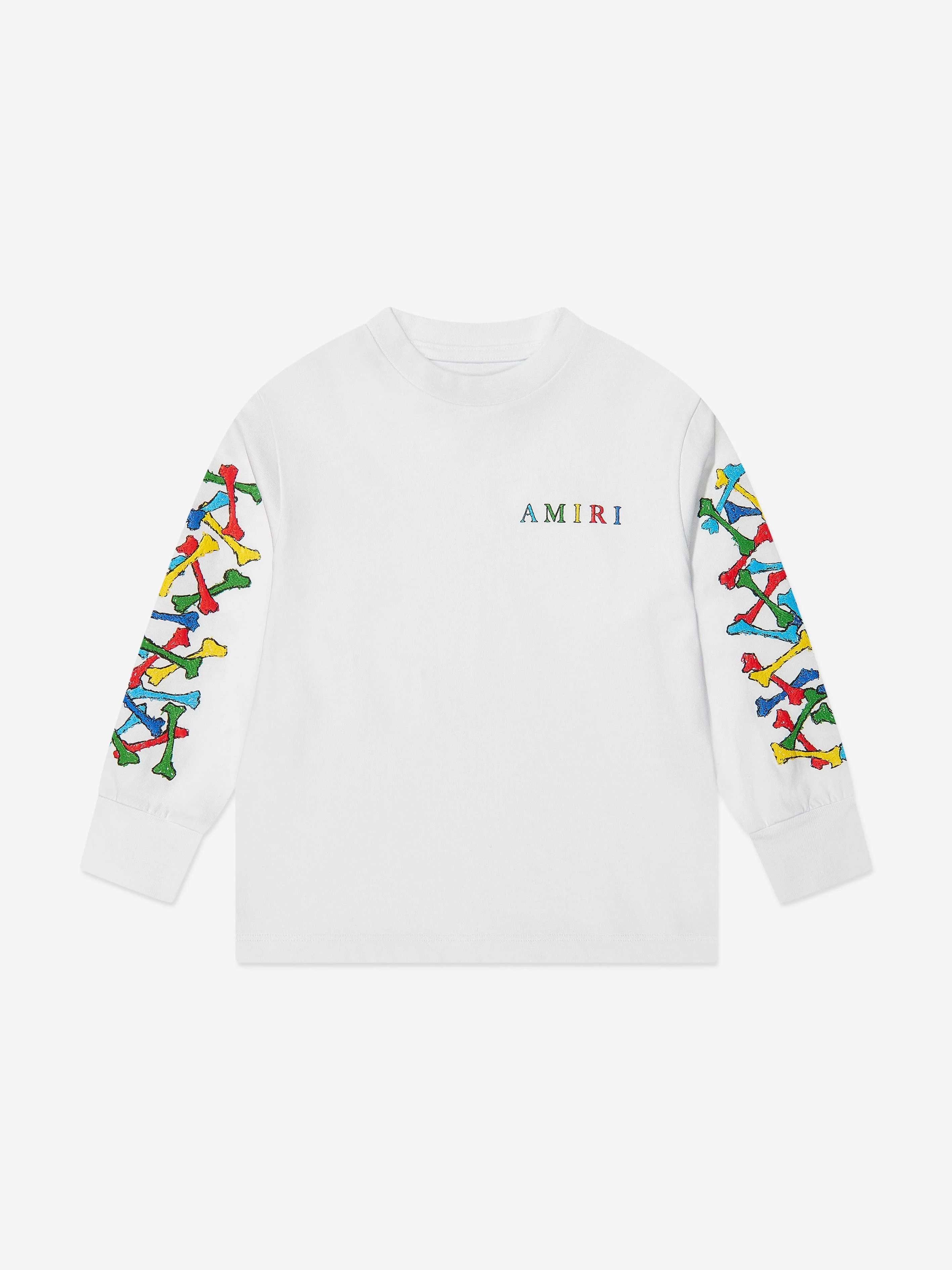 Amiri oc11z0225 KIDS Graphic Logo Sweatshirt in Multicolor Size US XXS / EU 40 - 1 Thumbnail