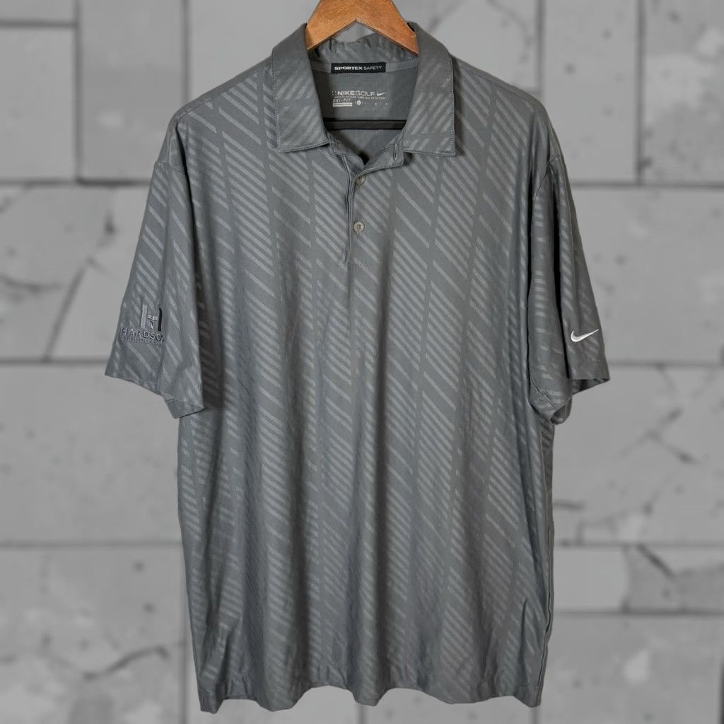 Nike Nike Golf Polo Shirt Mens Size L Athletic Gray Sportex Golf Apparel Size US L / EU 52-54 / 3 - 1 Thumbnail