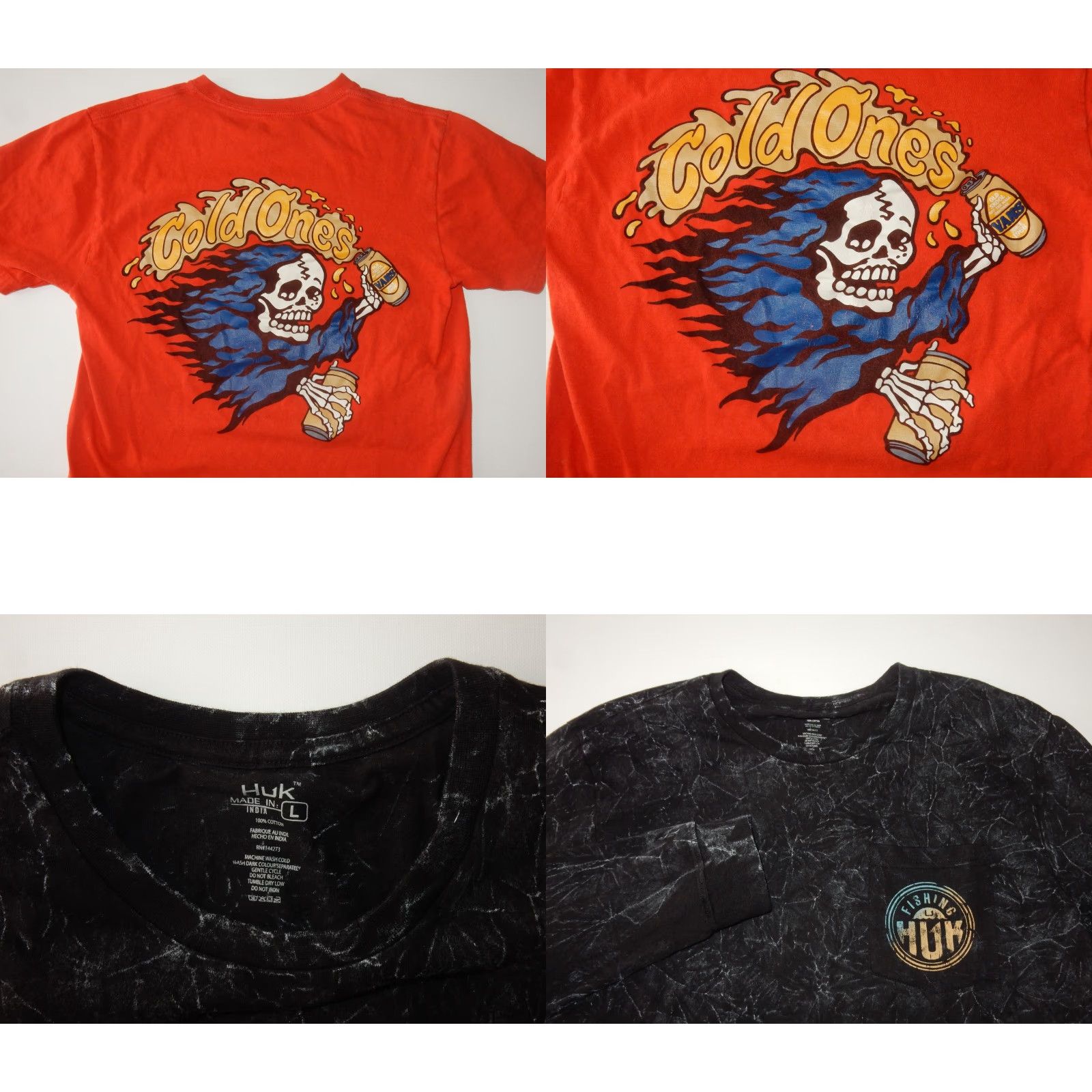 Vintage Men's T Shirt L Salty Crew Black Cotton Graphic Print Short Sleeve Large Size Mens Size US L / EU 52-54 / 3 - 10 Thumbnail