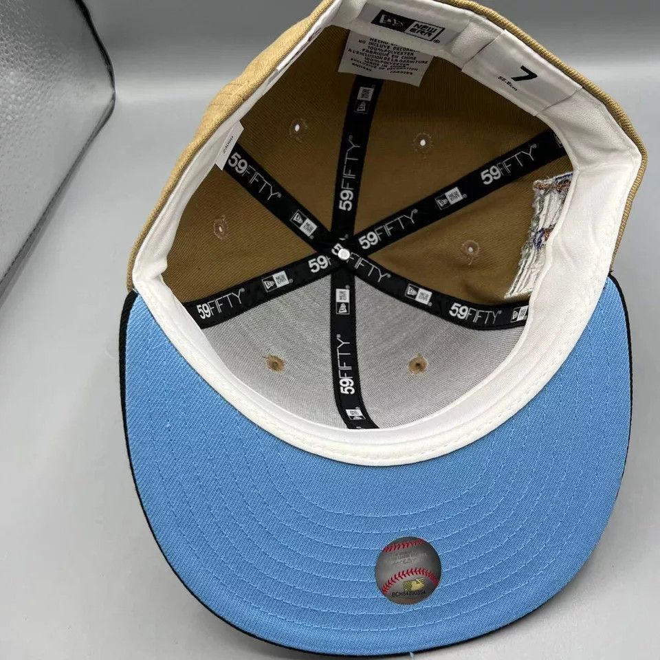 New Era Brooklyn Dodgers Hat Men 7 Jackie Robinson MLB Fitted Cap Size ONE SIZE - 2 Thumbnail