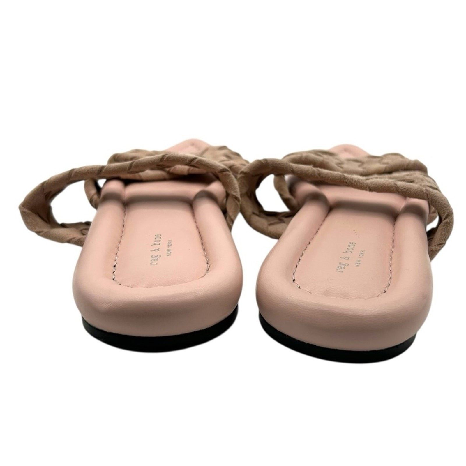 Rag & Bone Rag & Bone Pink Woven Slide Sandals Flat Mule Shoes Size 7.5 Size US 7.5 / IT 37.5 - 7 Thumbnail
