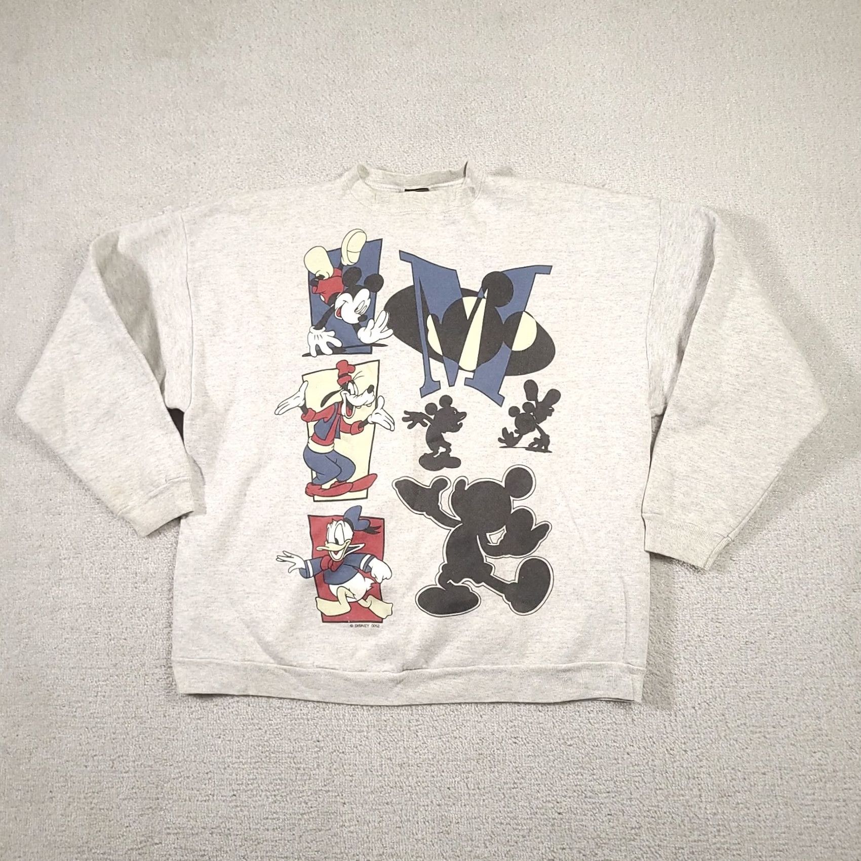 Mickey Unlimited VINTAGE Mickey Unlimited Sweatshirt Crewneck Mens Large Gray Goofy Donald USA Shirt Mens L Gray Vintage Size US L / EU 52-54 / 3 - 2 Thumbnail