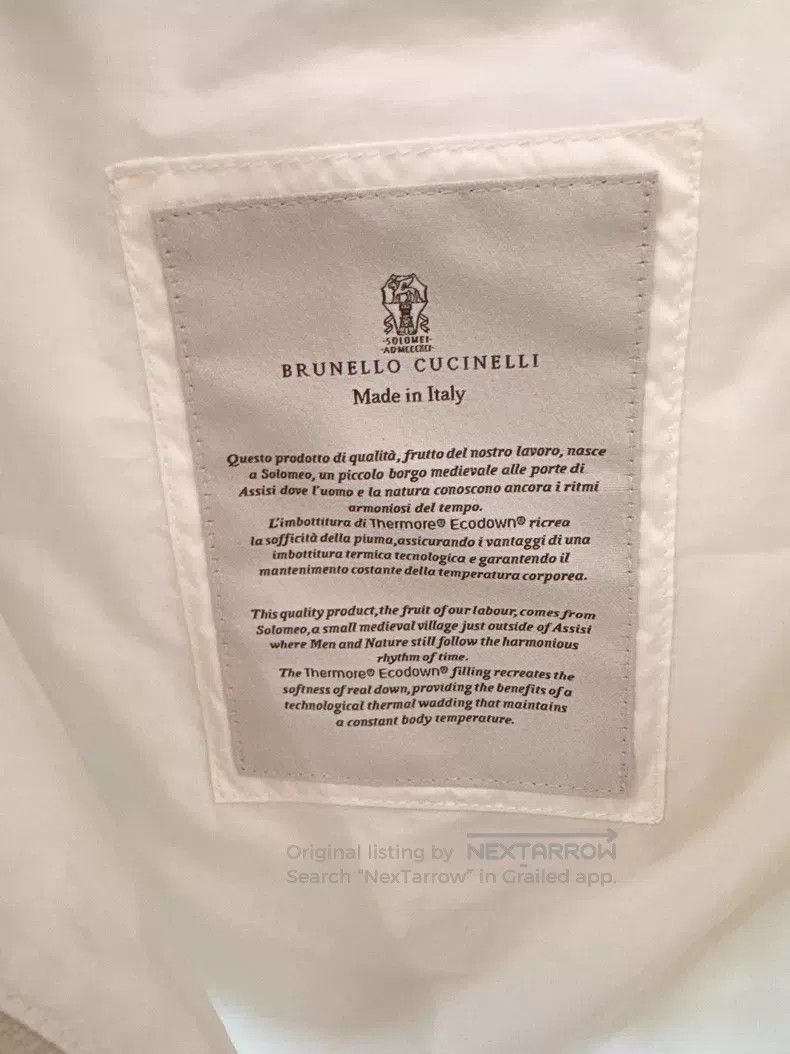 Brunello Cucinelli Brunello Cucinelli Quilted Grid Hooded Cotton Coat Size XXS / US 00 / IT 34 - 7 Thumbnail