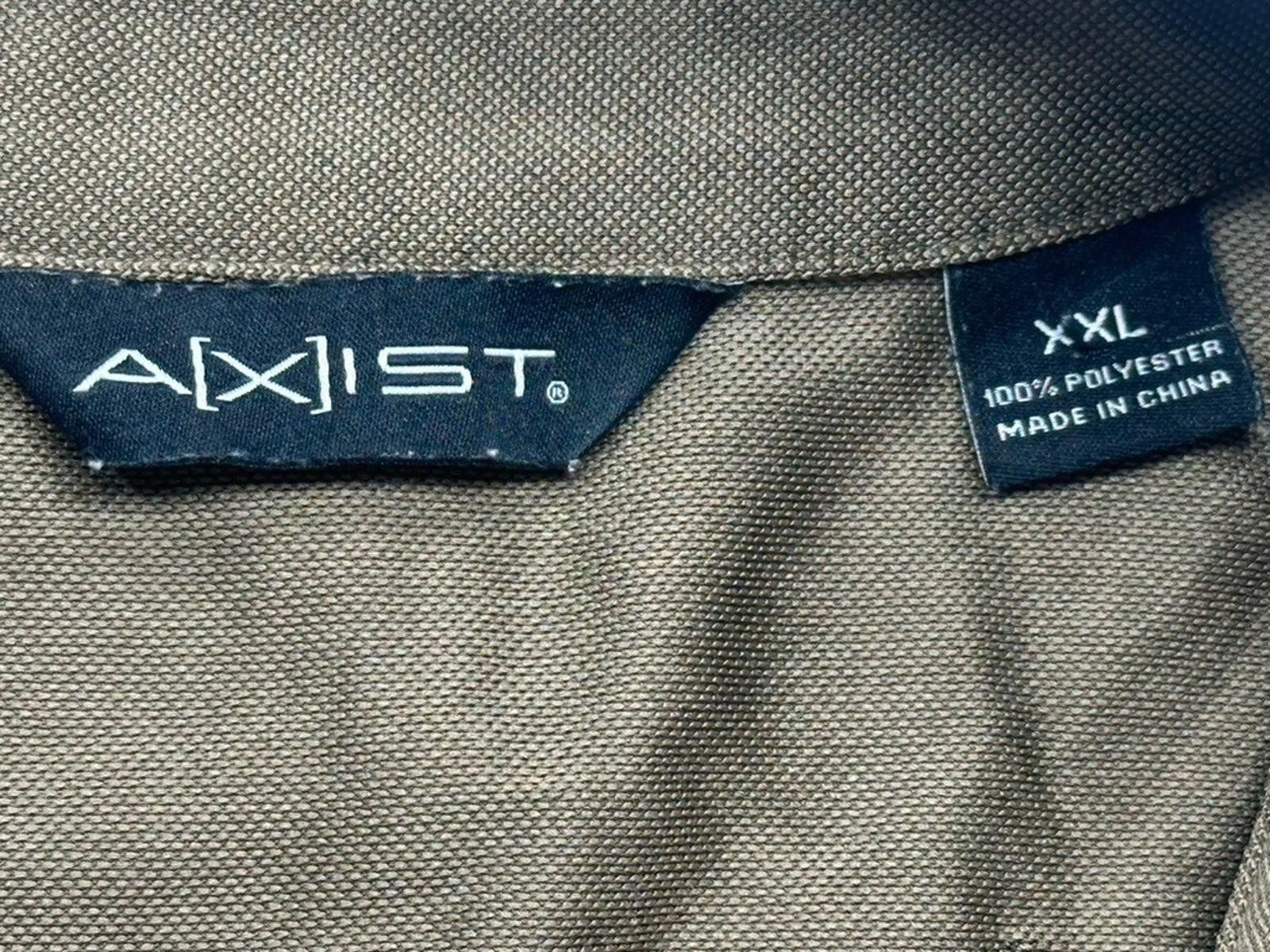 Axist Axist 1/4 Button Long Sleeve Pullover Shirt Copper Men's 2XL Size 48R - 3 Thumbnail