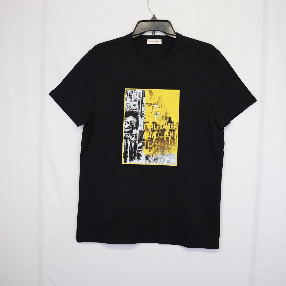 Alexander McQueen o1rshd1 T-Shirt in Black Size US S / EU 44-46 / 1 - 1 Thumbnail