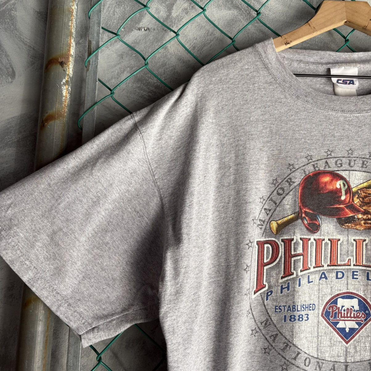 Other MLB Philadelphia Phillies 1883 Vintage TShirt Men Sz XL Gray Size US XL / EU 56 / 4 - 3 Thumbnail