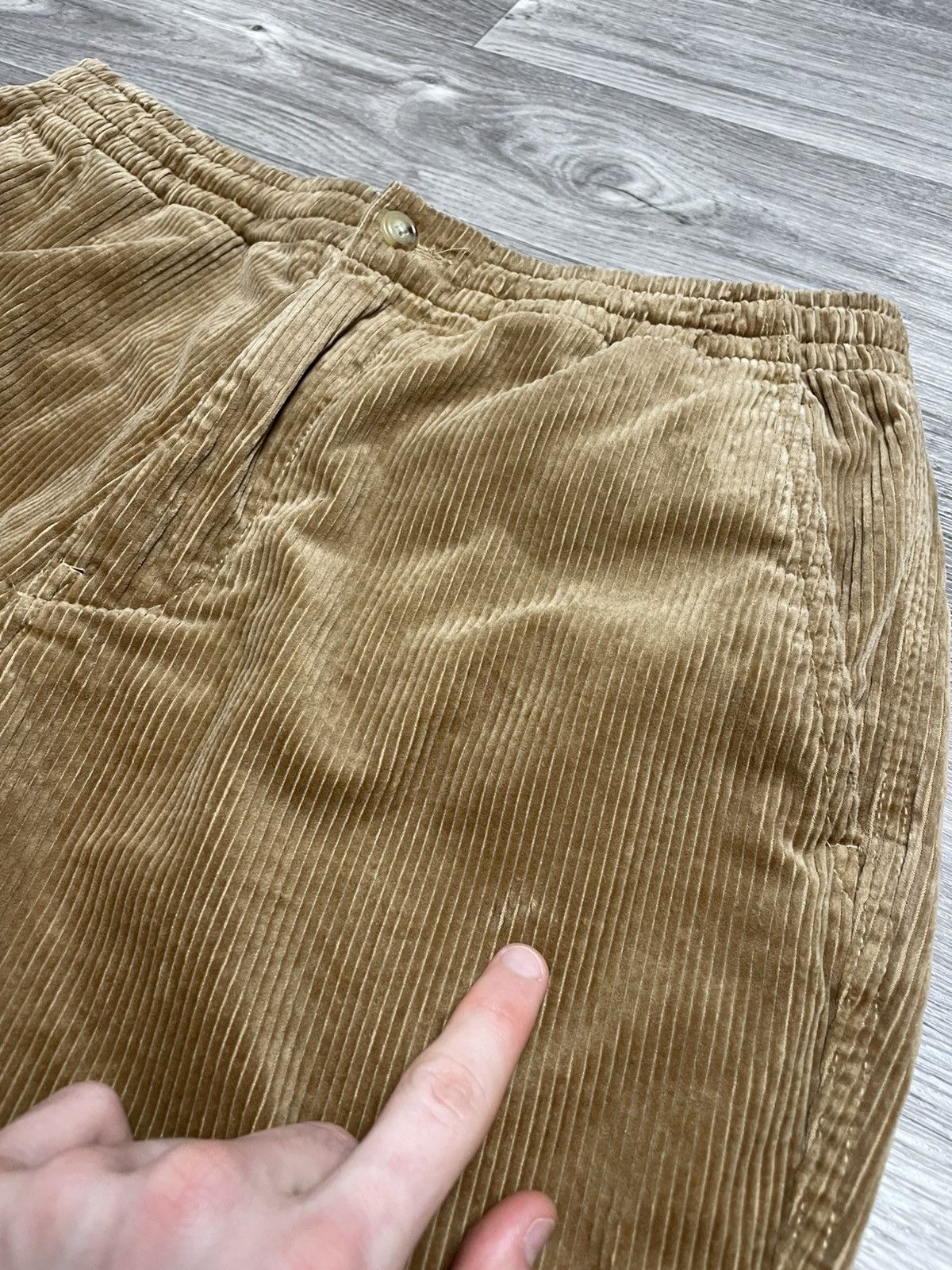 Polo Ralph Lauren Vintage Polo Ralph Lauren Beige Corduroy Velvet Pants Size US 32 / EU 48 - 6 Thumbnail