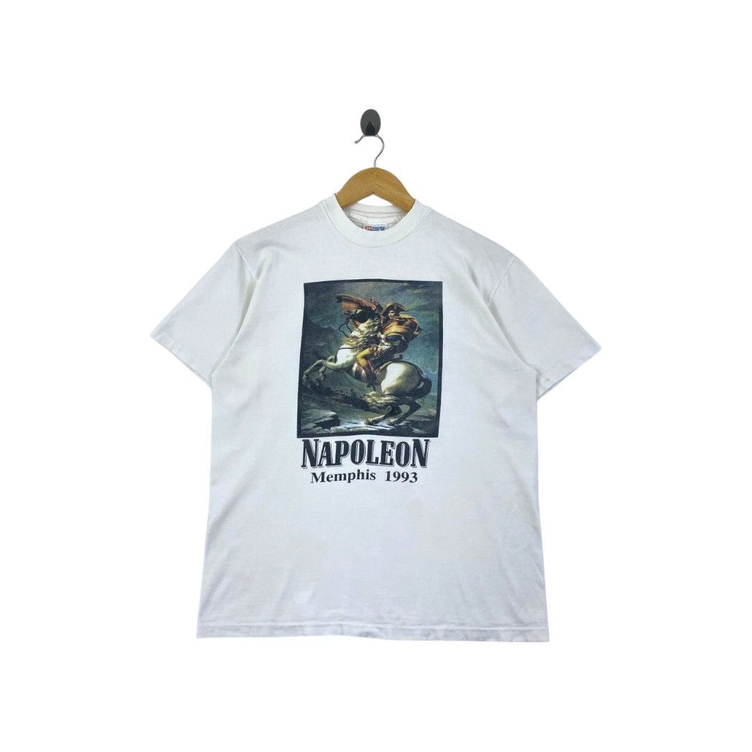 Hanes Vintage 1993 NAPOLEON MEMPHIS EXHIBITION Promo Tee Shirt Size M / US 6-8 / IT 42-44 - 1 Thumbnail